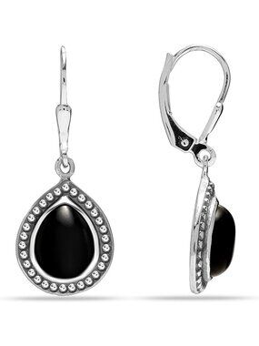 Sterling Silver Gemstone Dangle Earrings for Women | Elegant Drop Jewelry Gifts